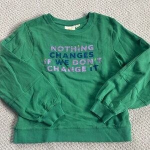 Maeve women’s medium green sweatshirt